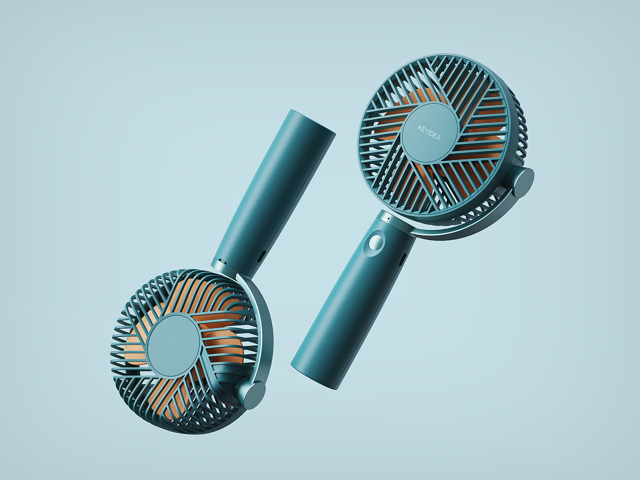 便携小风扇设计（图ZMzA4OTcyODc2） - 电子产品 - 站酷设计师KEYIDEA原创素材 - 站酷ZCOOL