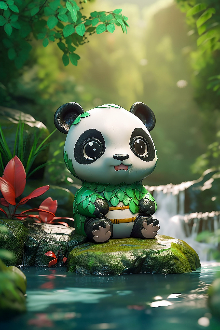 熊猫IP形象设计(年幼版)