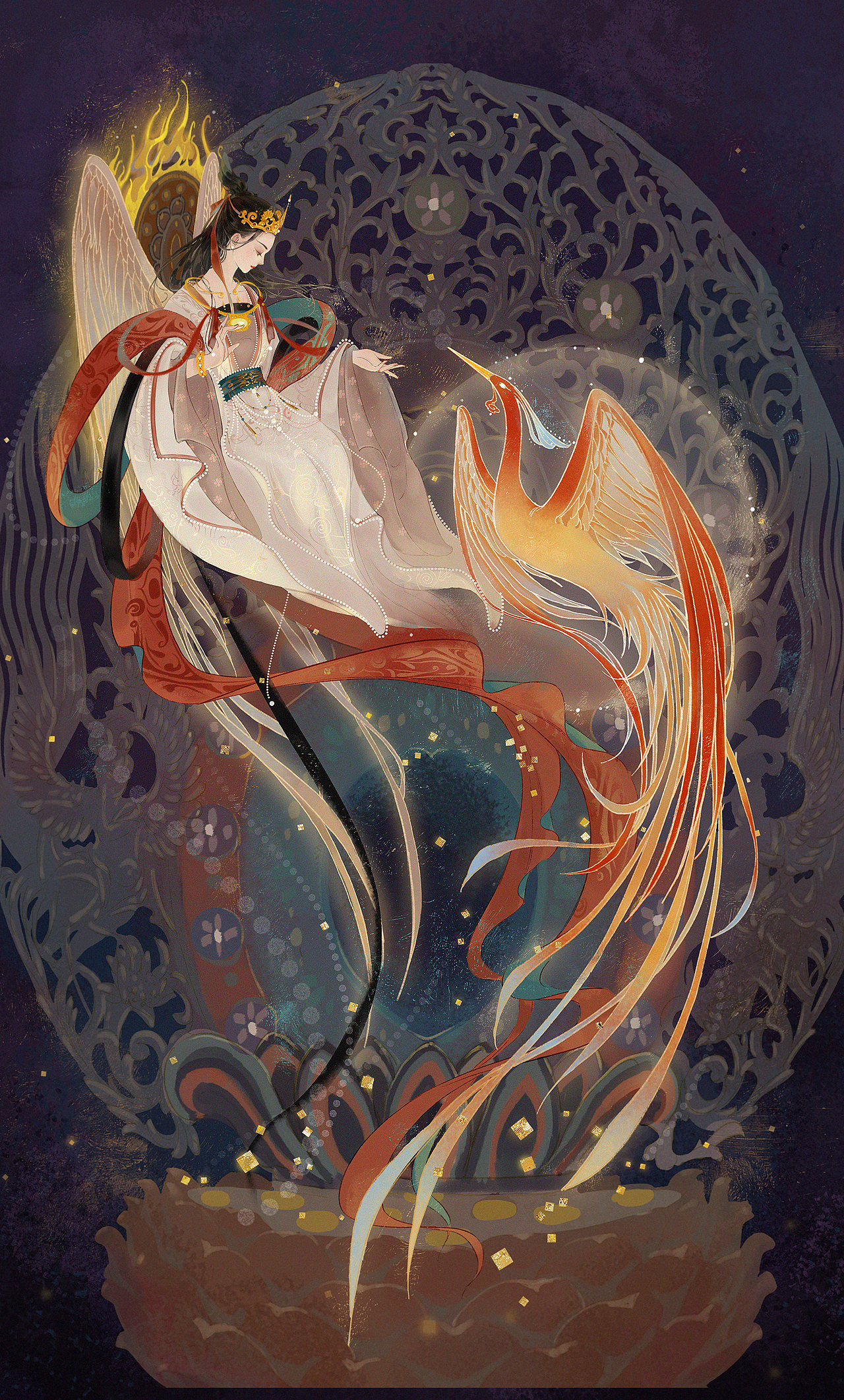 改了改六年前的画儿,时间也真快呀。