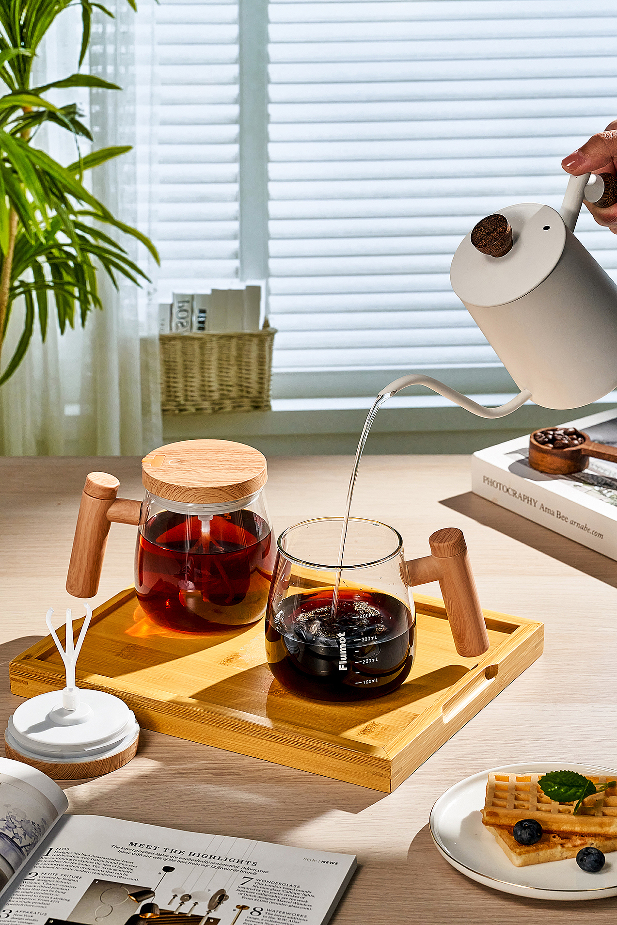 玻璃自动搅拌杯