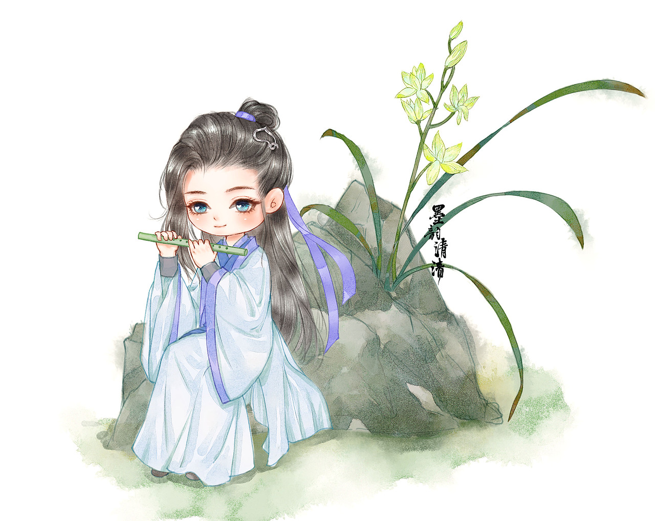 君子如兰,Q版朱一龙|倩女幽魂景公子