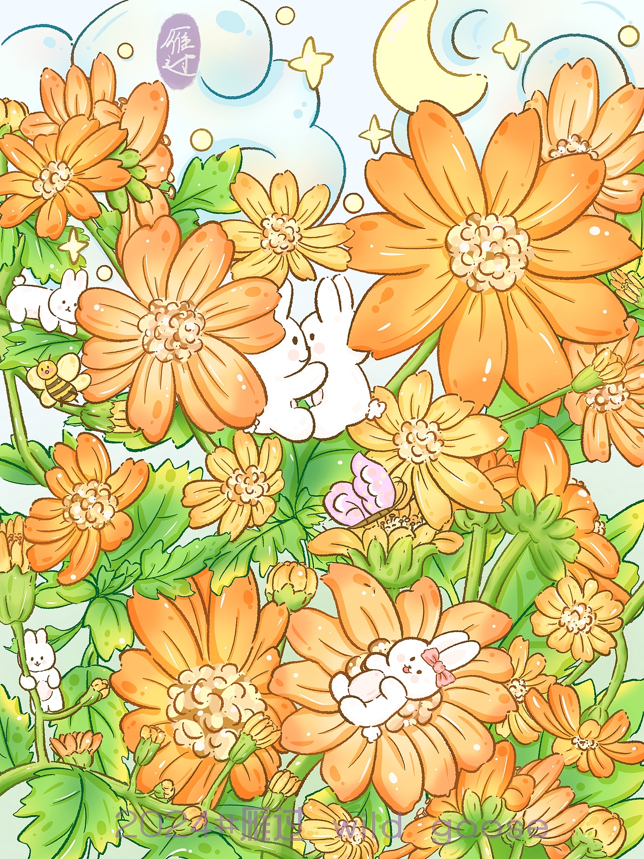小动物的花花世界（图ZMzY5ODg0MTA0） - 艺术插画 - 站酷设计师插画师雁过原创素材 - 站酷ZCOOL