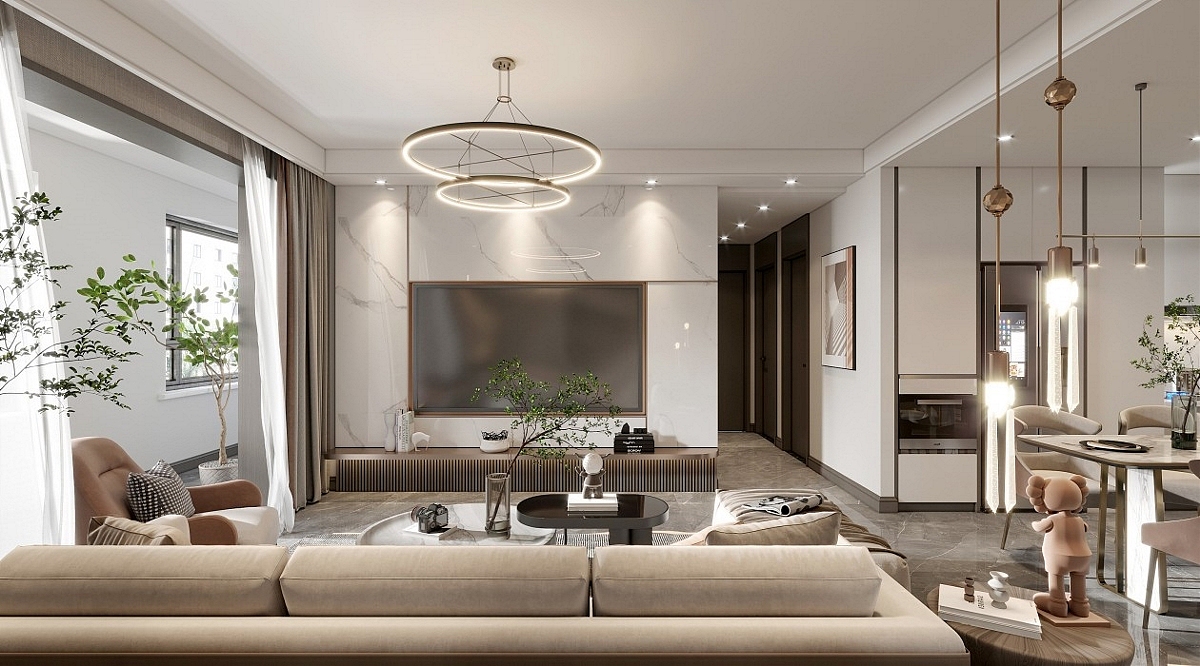 现代轻奢客餐厅设计