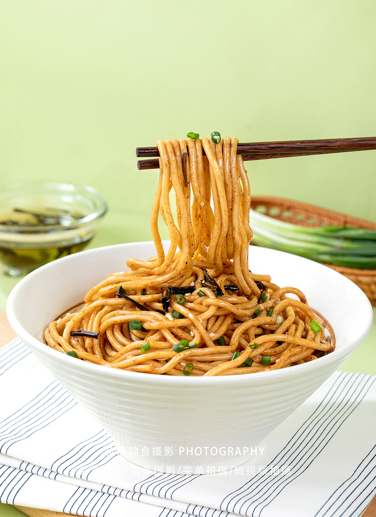 葱油拌面酱料拍摄/宜昌美食摄影/食物造型/佐料电商照