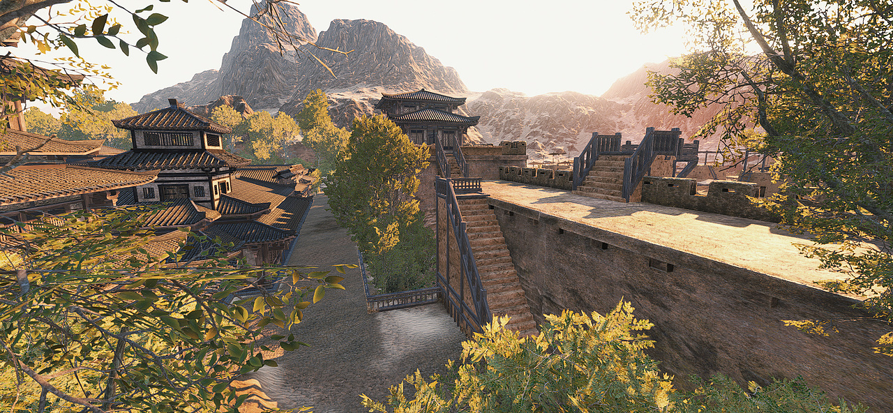 【衣谷三国概念设定】场景地编截图（一）（图ZMzIzOTQ4NjQ4） - 概念设定 - 站酷设计师疾风Shawk原创素材 - 站酷ZCOOL