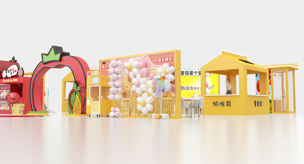 茄皇阳光快闪店-2023南昌首发（图ZMzI5NDgzMjg0） - 建筑/空间 - 站酷设计师三末原创素材 - 站酷ZCOOL