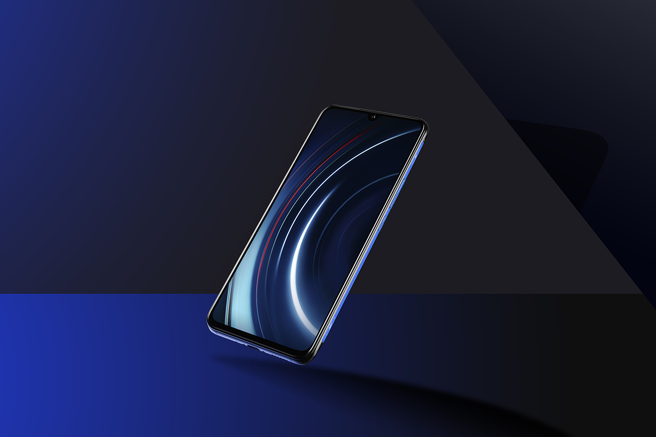 IQOO丨蓝色创意图拍摄~官网使用过哦~