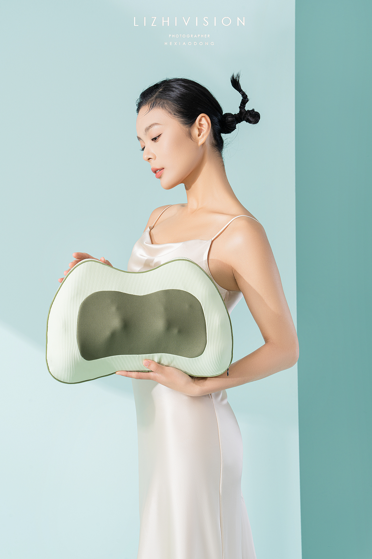 按摩枕-清新居家调