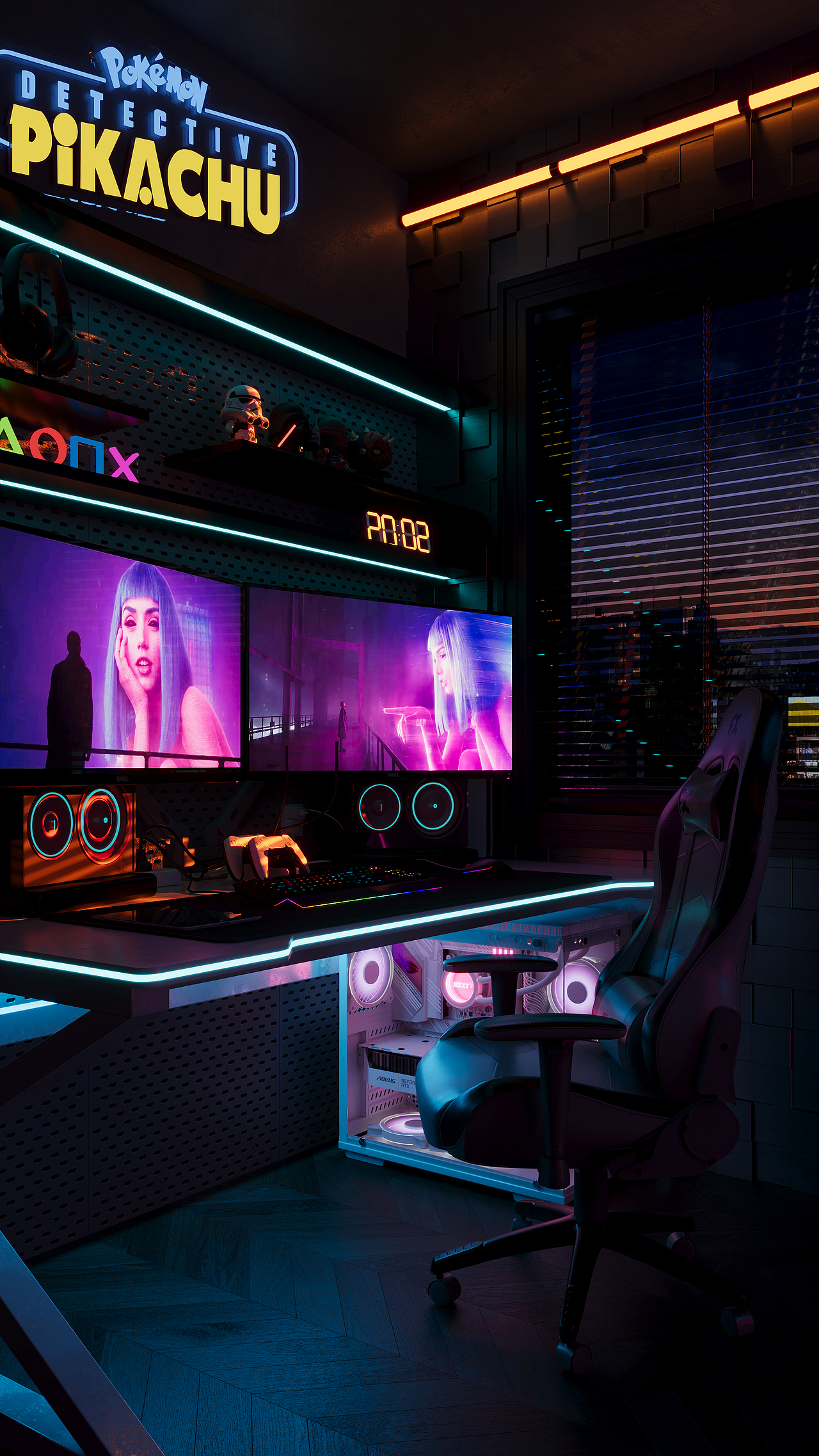 Cyber Game Room 2049
