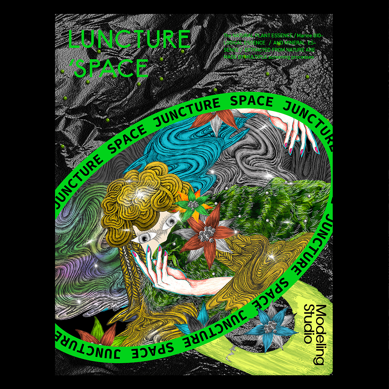 《LUNCTURE SPACE》烫染护理品牌设计（图ZMzIyMTU2NzQw） - 品牌 - 站酷设计师你好大海品牌设计原创素材 - 站酷ZCOOL