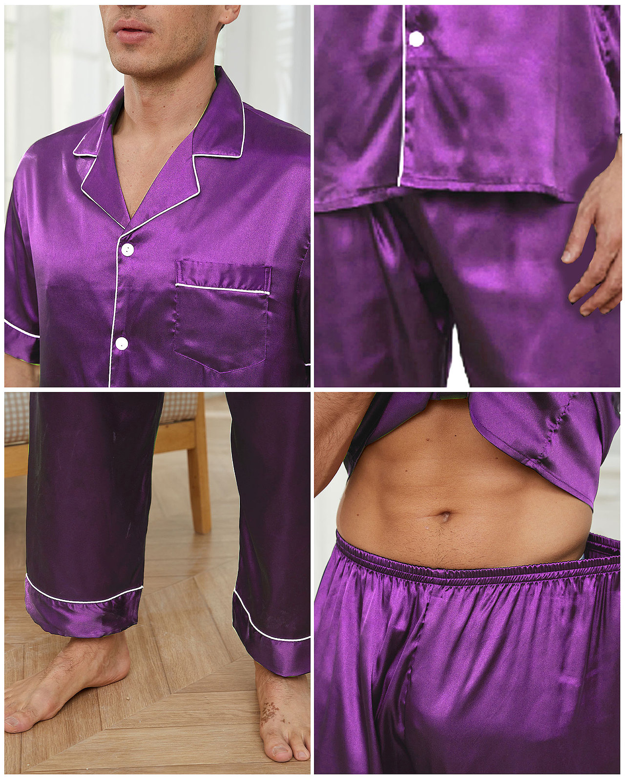 男模睡衣调色修图