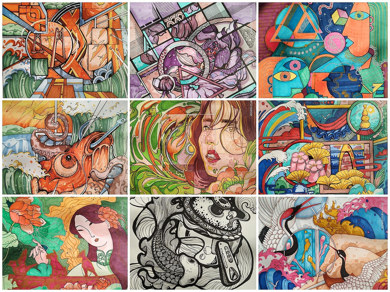 练习（图ZMzIxNzIyMjA0） - 创作习作 - 站酷设计师楠楠玥原创素材 - 站酷ZCOOL