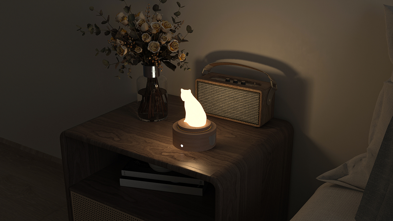 小可乐蓝牙音箱小夜灯#创作加油站#