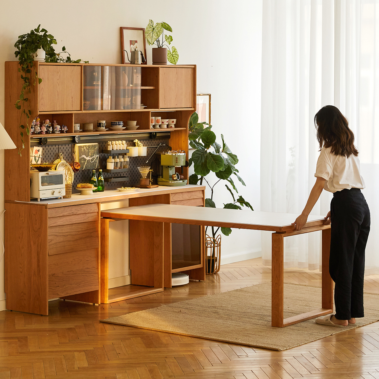 岩板餐桌-家具摄影