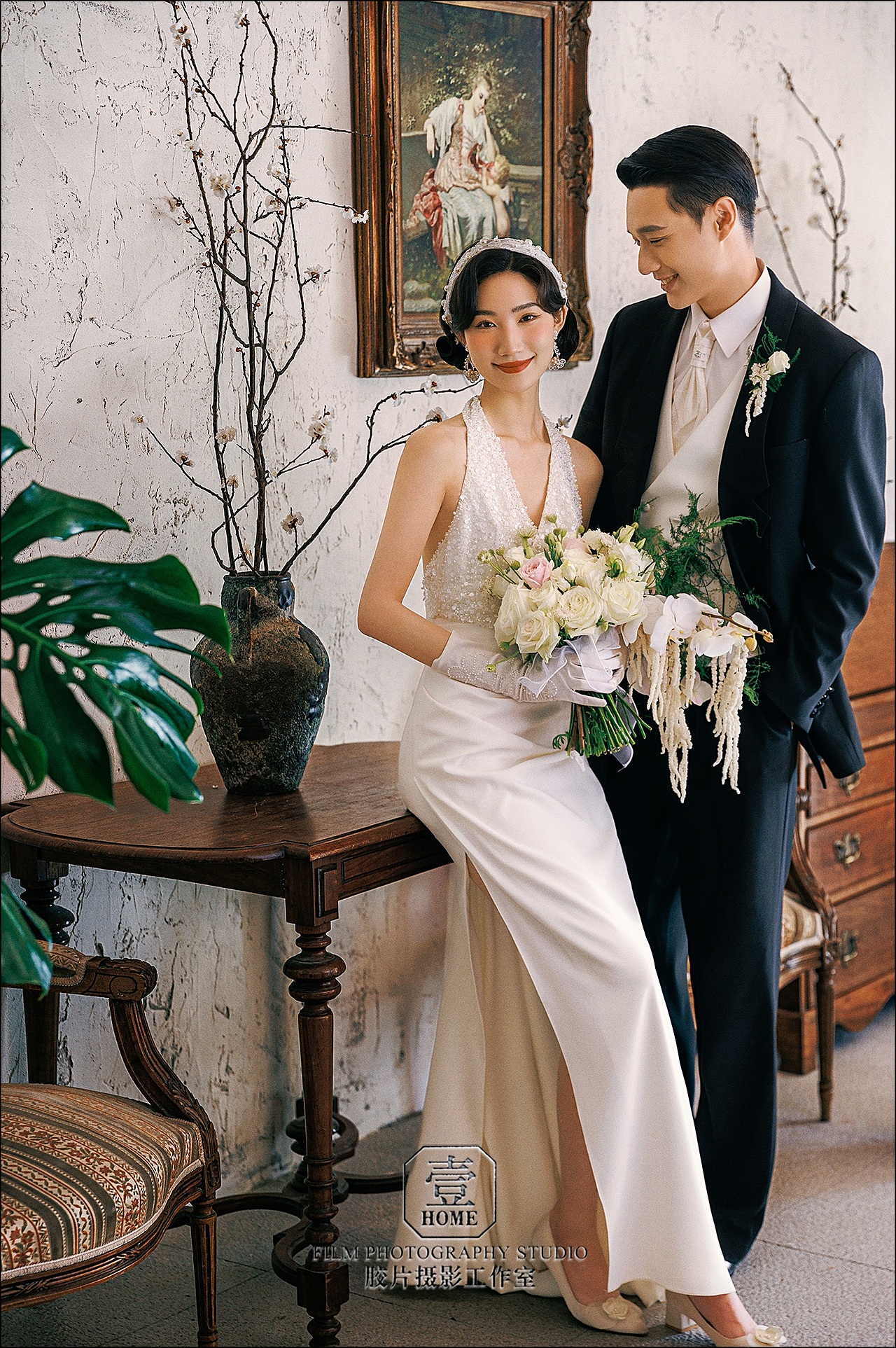 北京婚纱照,复古婚纱照