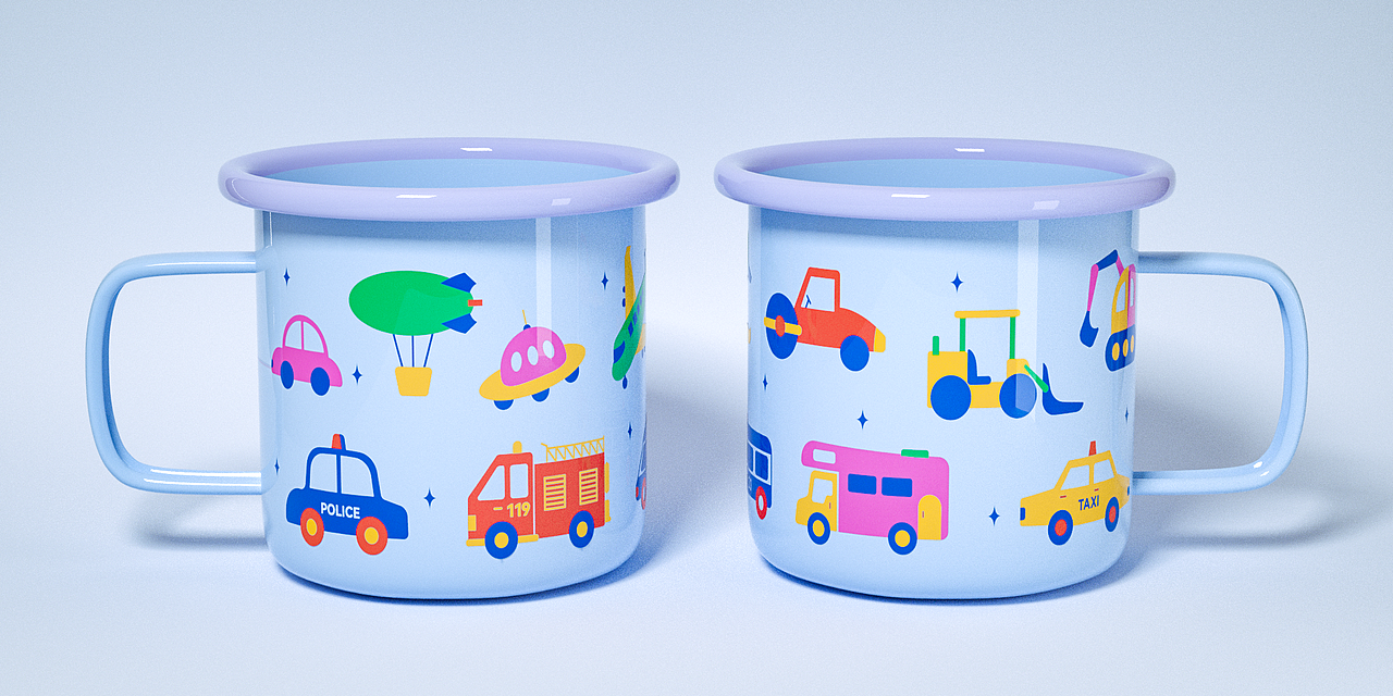 儿童节系列-搪瓷杯产设计（图ZMzAxMjg0Nzg0） - 产品 - 站酷设计师Andies苏爱丹原创素材 - 站酷ZCOOL