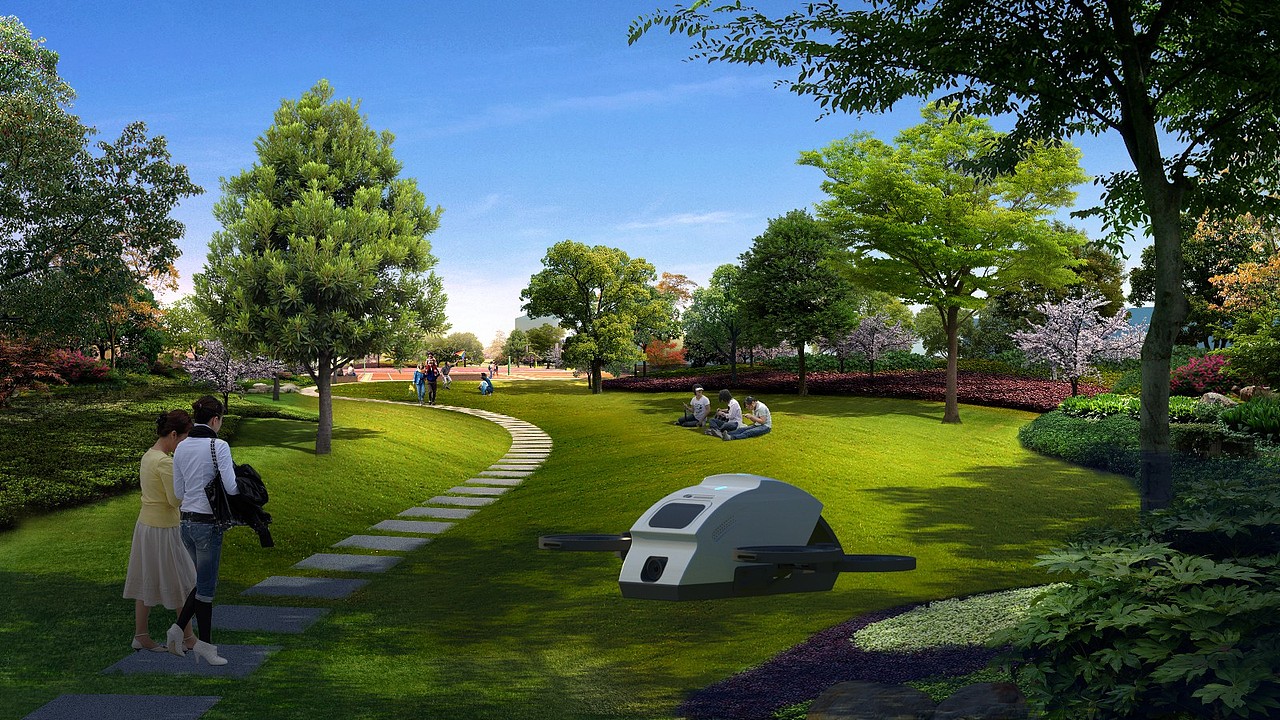 #2022青春答卷#《校园智能无人除草机》（图ZMzAzNjU0Nzg0） - 工业用品/机械 - 站酷设计师江汉大学设计学院产品设计原创素材 - 站酷ZCOOL