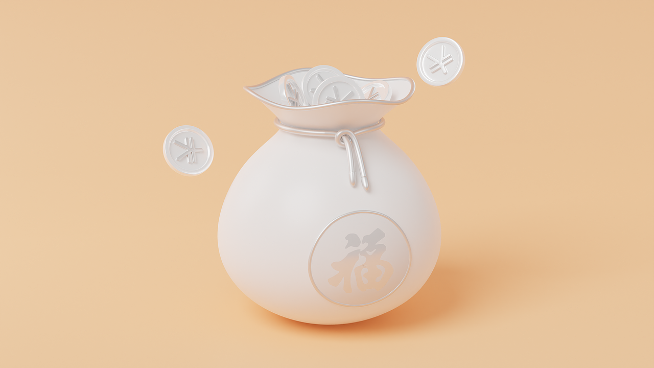 Blender 3D | 金融福袋（图ZMzM2MDgwNzA4） - 宣传物料 - 站酷设计师SPIKE一谢原创素材 - 站酷ZCOOL