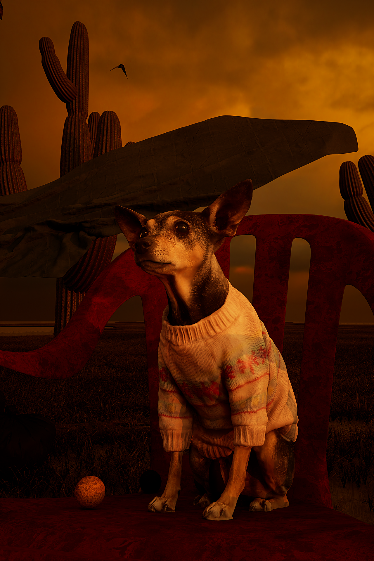 机器人与狗 “Love Death & Robots”场景练习（图ZMzEzMTYyOTg0） - 场景 - 站酷设计师以津真天原创素材 - 站酷ZCOOL