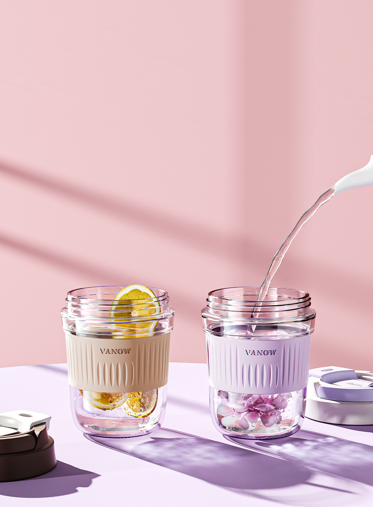 保温杯玻璃杯渲染（图ZMzE5MDM0NDEy） - 产品 - 站酷设计师在找工作中原创素材 - 站酷ZCOOL