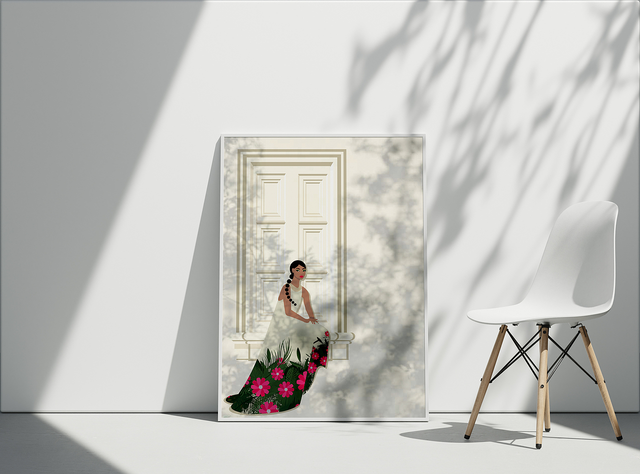 插画作品 - 仲夏午后（图ZMzQ0NTQwOTk2） - 艺术插画 - 站酷设计师IamDreameng原创素材 - 站酷ZCOOL