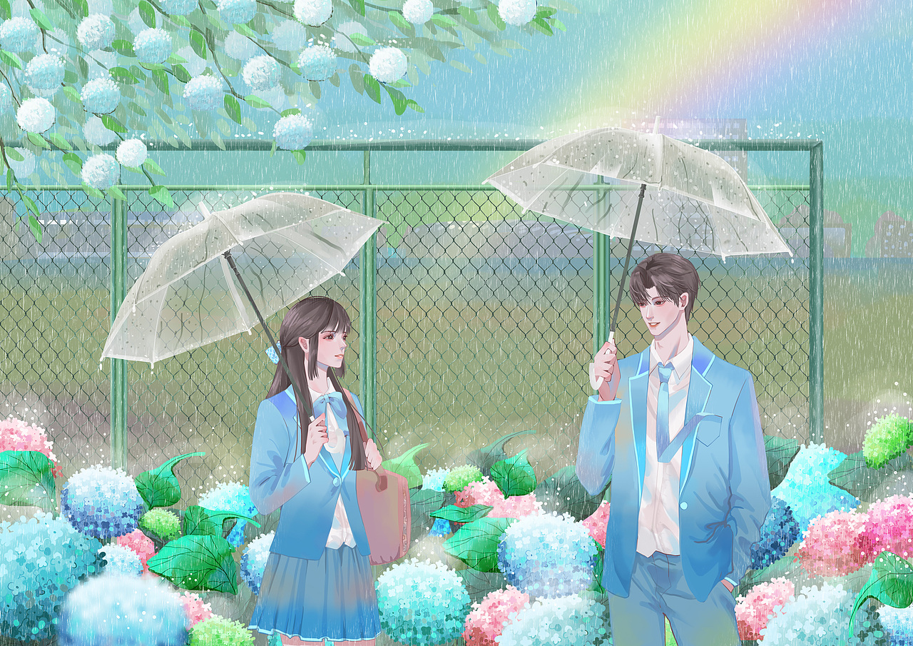 校园爱恋（图ZMzU4MTA3MDI0） - 创作习作 - 站酷设计师剁椒手手原创素材 - 站酷ZCOOL