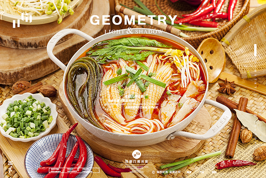 成都米线拍摄正南柒百三鲜米线小吃菜品拍摄美食摄影