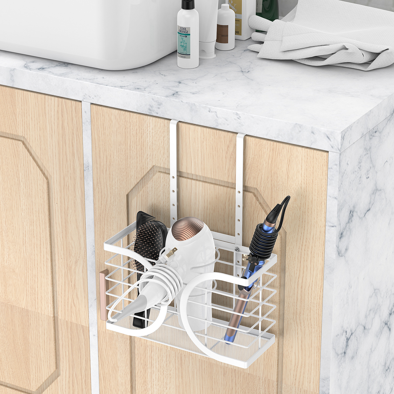 白色置物架 建模 渲染 修图