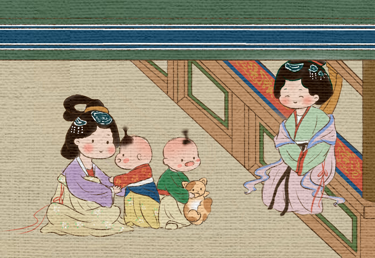汉宫春晓图Q版