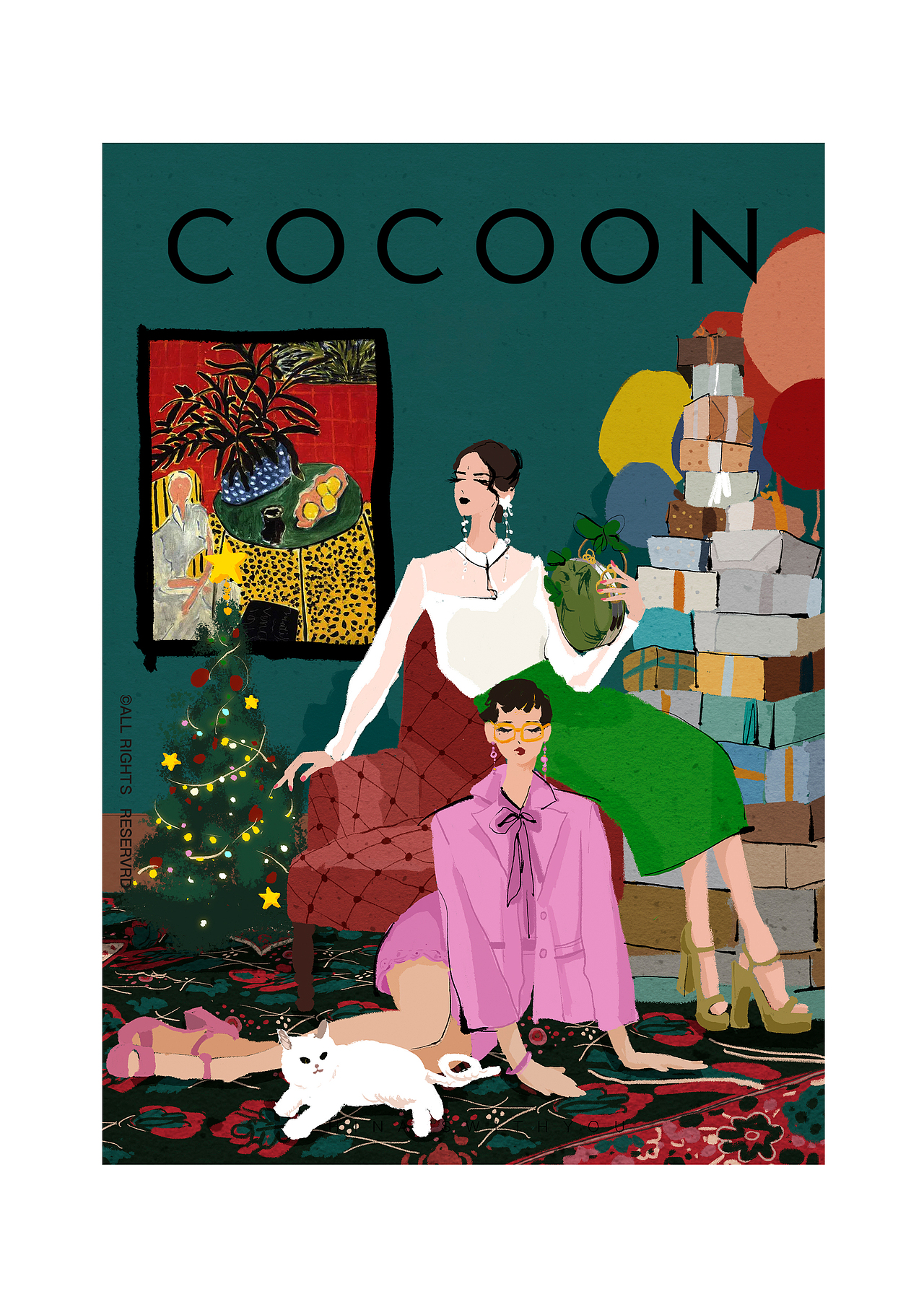 时尚插画（图ZMzUxNTkzNDEy） - 商业插画 - 站酷设计师小小依子原创素材 - 站酷ZCOOL