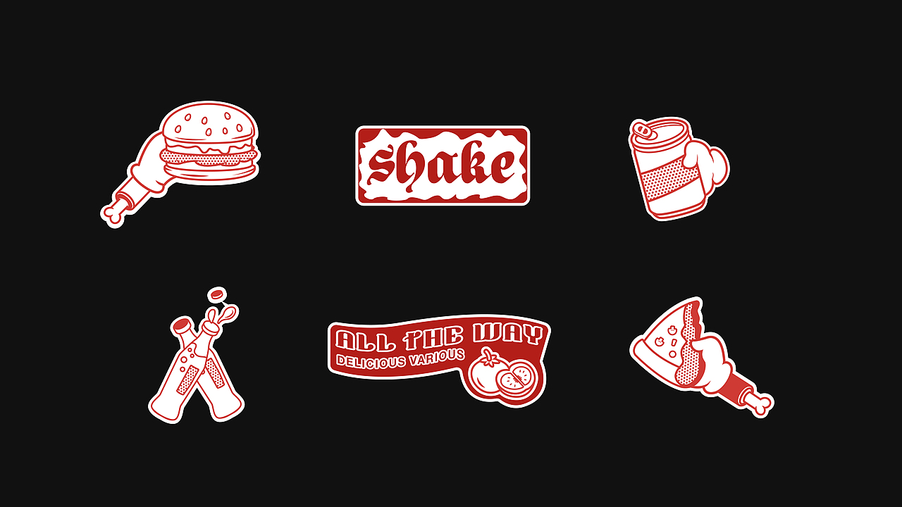 SHAKY SHAKE 美式汉堡快餐品牌全案设计