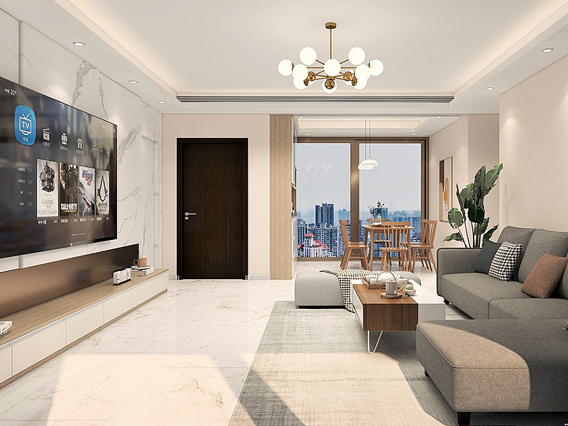 昆明装修公司木菲美家：复地云极4室2厅北欧风格（图ZMzA2MTYyMDAw） - 家装设计 - 站酷设计师木菲美家原创素材 - 站酷ZCOOL