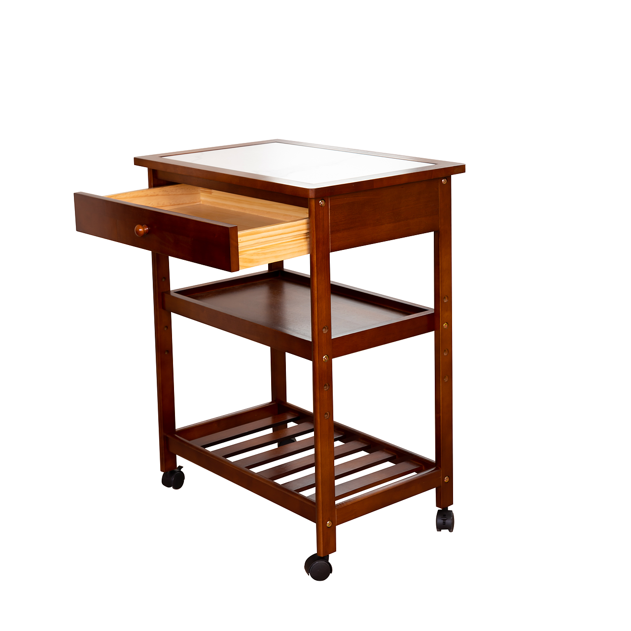 商业产品摄影 实木小推车