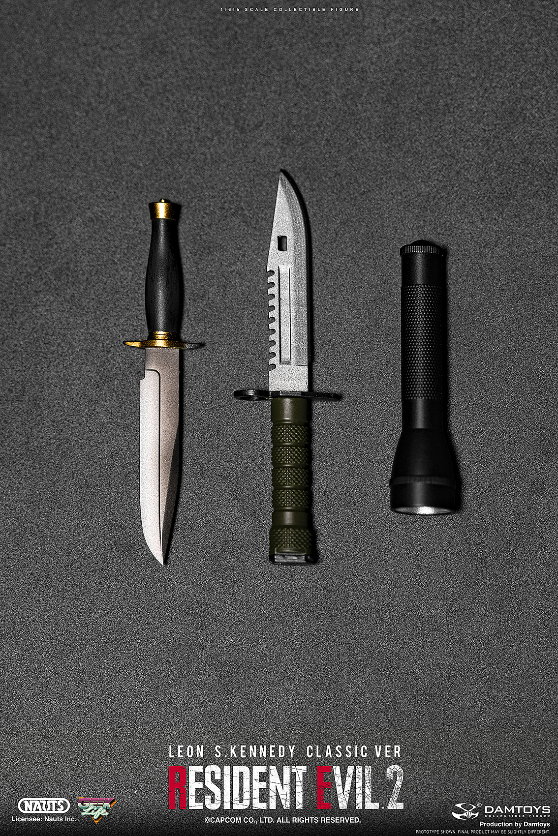 NAUTS x DAMTOYS 1/6《生化危机2》 里昂.S.肯尼迪