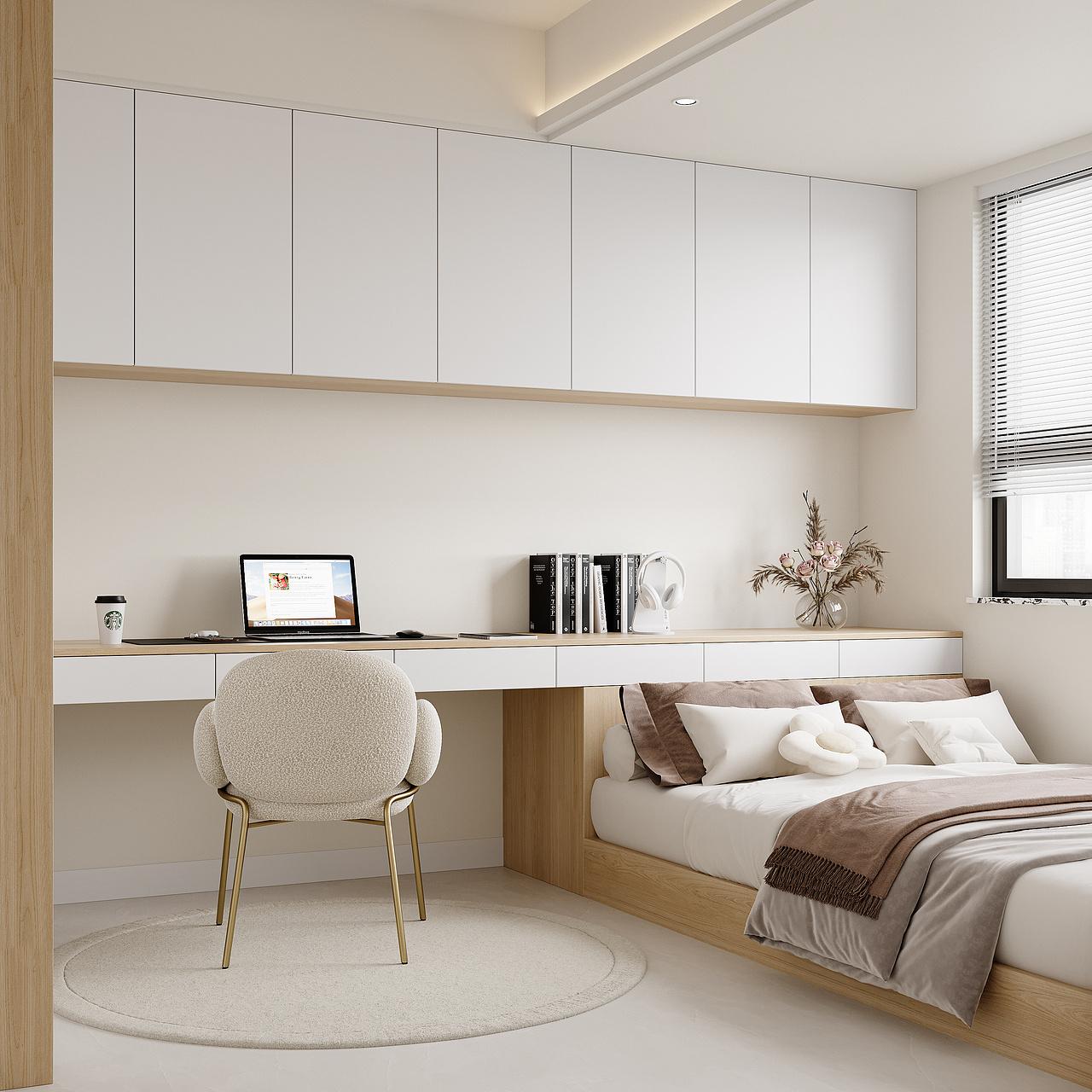 私宅 | 奶油原木风:目光所及皆是温柔!