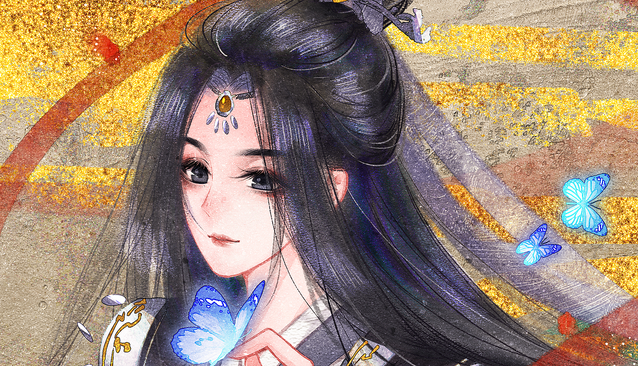 【北斗七星君系列】瑶光宫-破军星君（图ZMzE4NzQ1NDM2） - 艺术插画 - 站酷设计师aki明酱原创素材 - 站酷ZCOOL