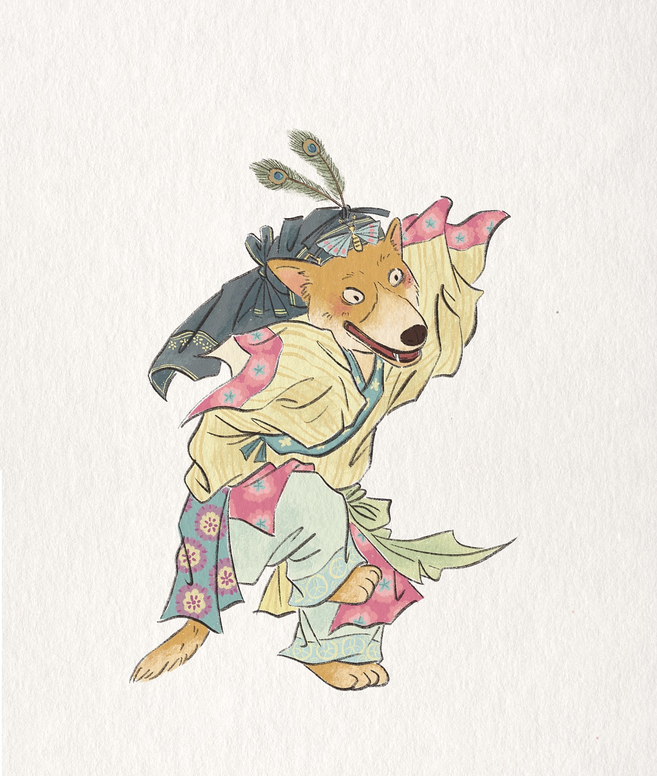 古画今绘 大傩图（图ZMzU5ODQ3MTI4） - 儿童插画 - 站酷设计师瑶瑶啊瑶到外婆桥原创素材 - 站酷ZCOOL