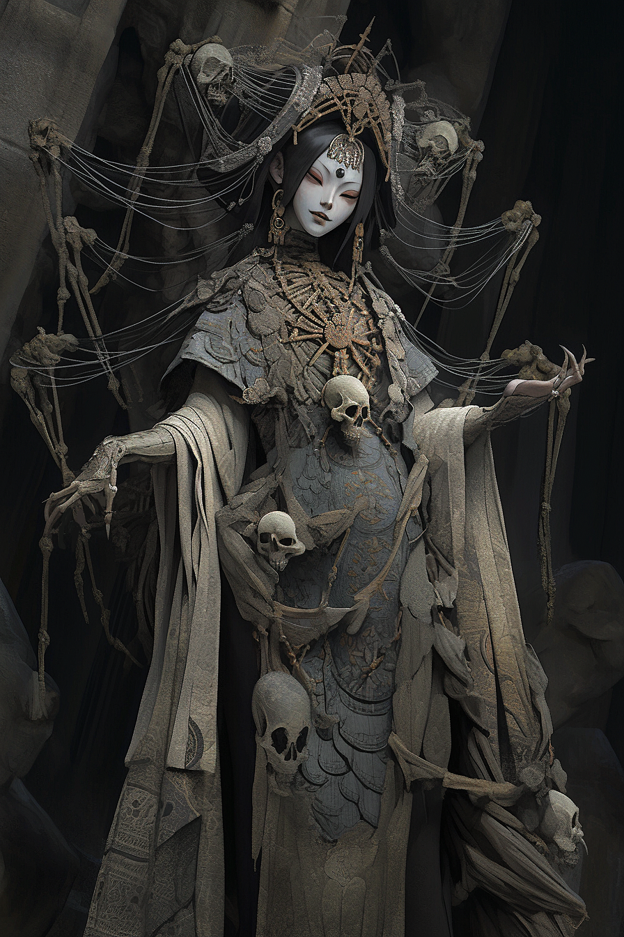 《暗黑西游—蜘蛛精》(ai系列）（图ZMzQwODU4NDA4） - 概念设定 - 站酷设计师mmzvp原创素材 - 站酷ZCOOL