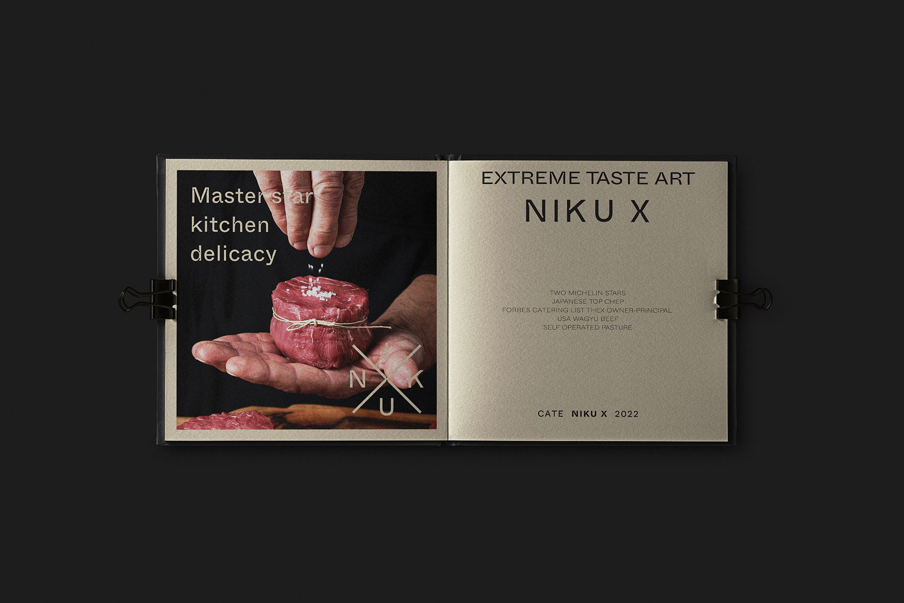 NIKU X 和牛烤肉会所LOGO设计 | 炙味艺术