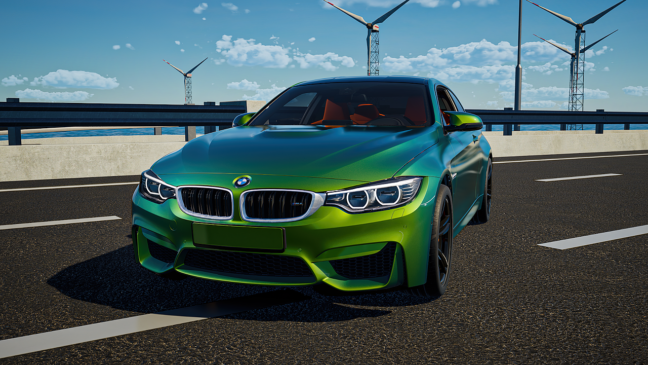 BMW M4 2023 - UE5 RTX Automotive rendering（图ZMzMyNTg3NjYw） - 动画/影视 - 站酷设计师熊熊本熊原创素材 - 站酷ZCOOL