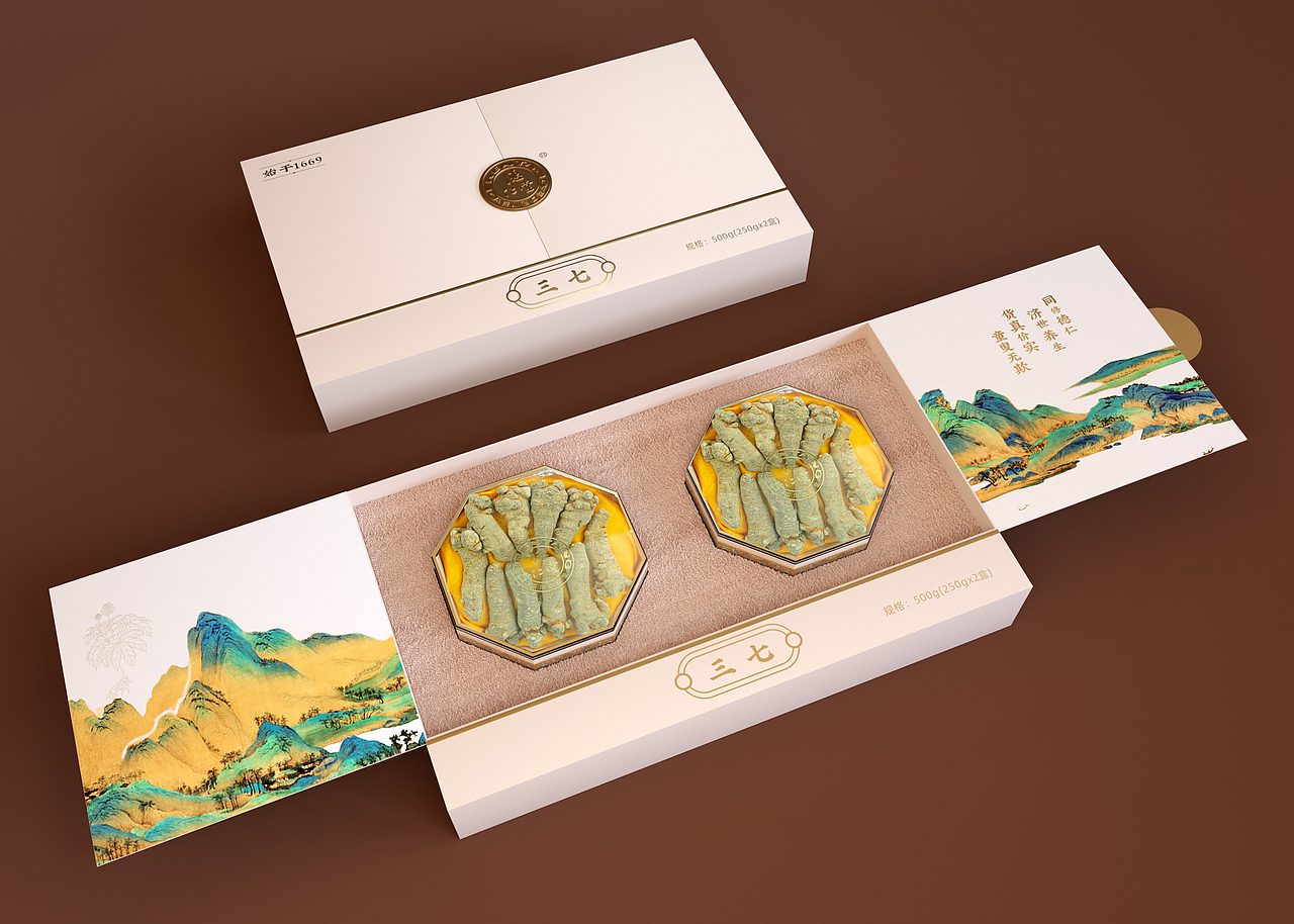 德仁堂包装设计-礼盒