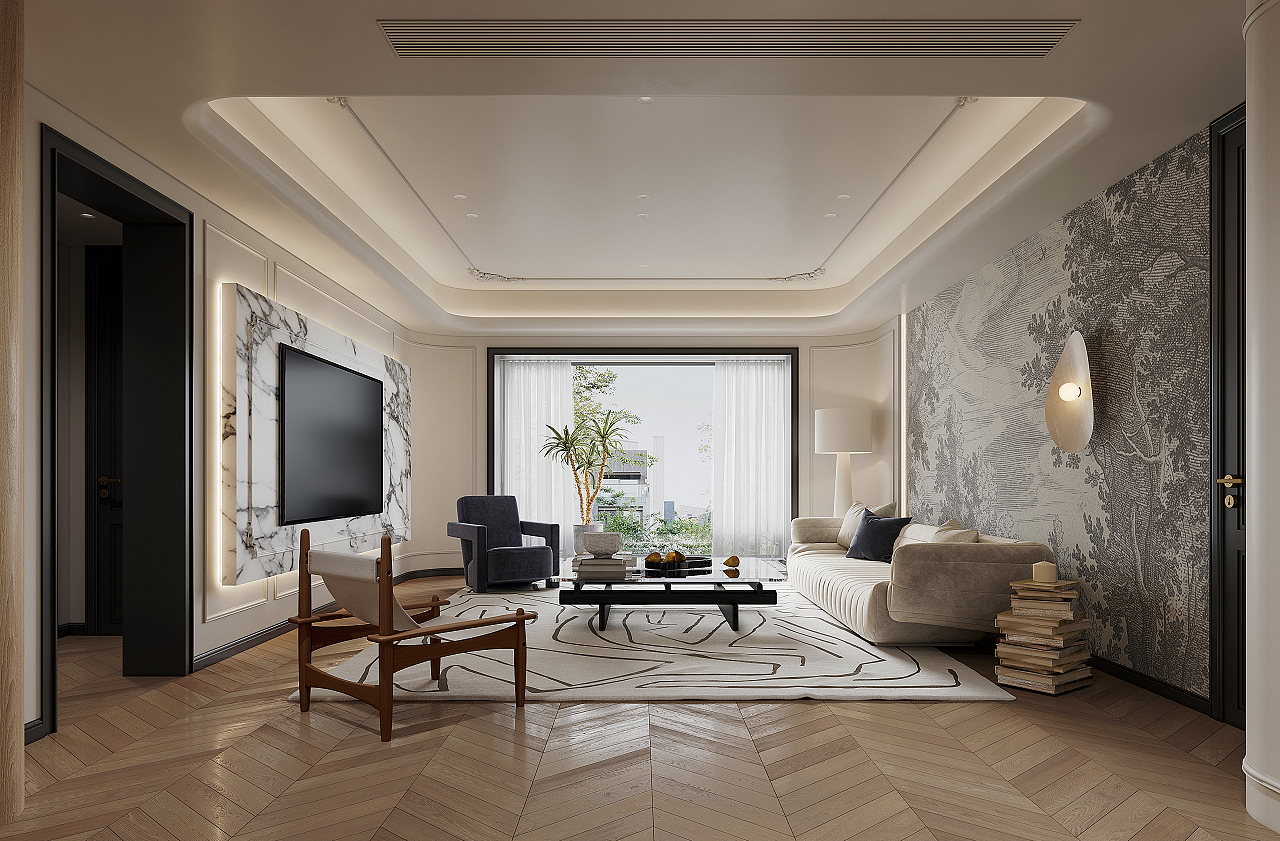 筋斗云效果图 家装公寓