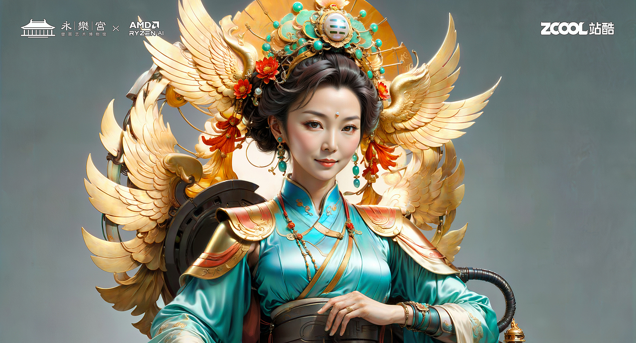 朝元群仙 赛博集结（图ZMzU4NjcyMjU2） - AI作品 - 站酷设计师鲨鱼丹原创素材 - 站酷ZCOOL