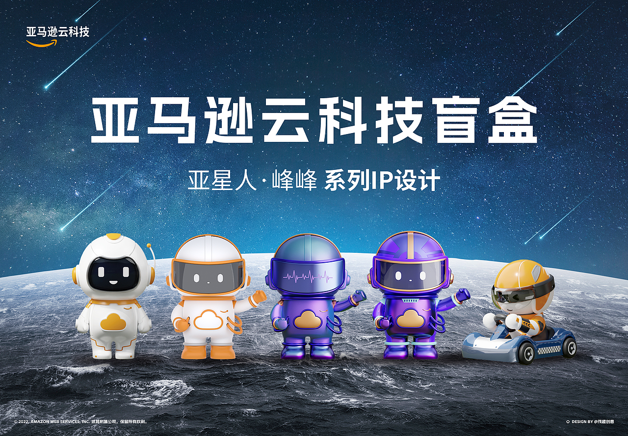 亚马逊云科技系列盲盒IP设计