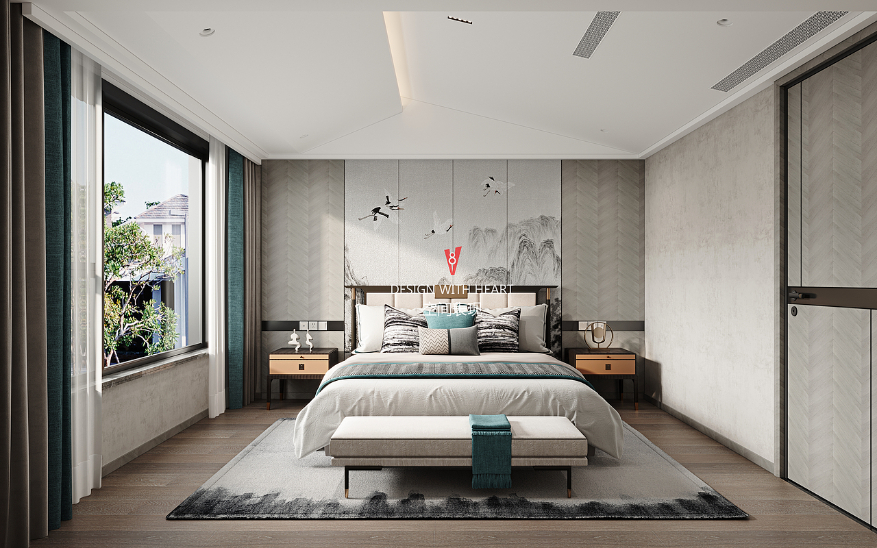 V8空间表现 | 新中式别墅设计