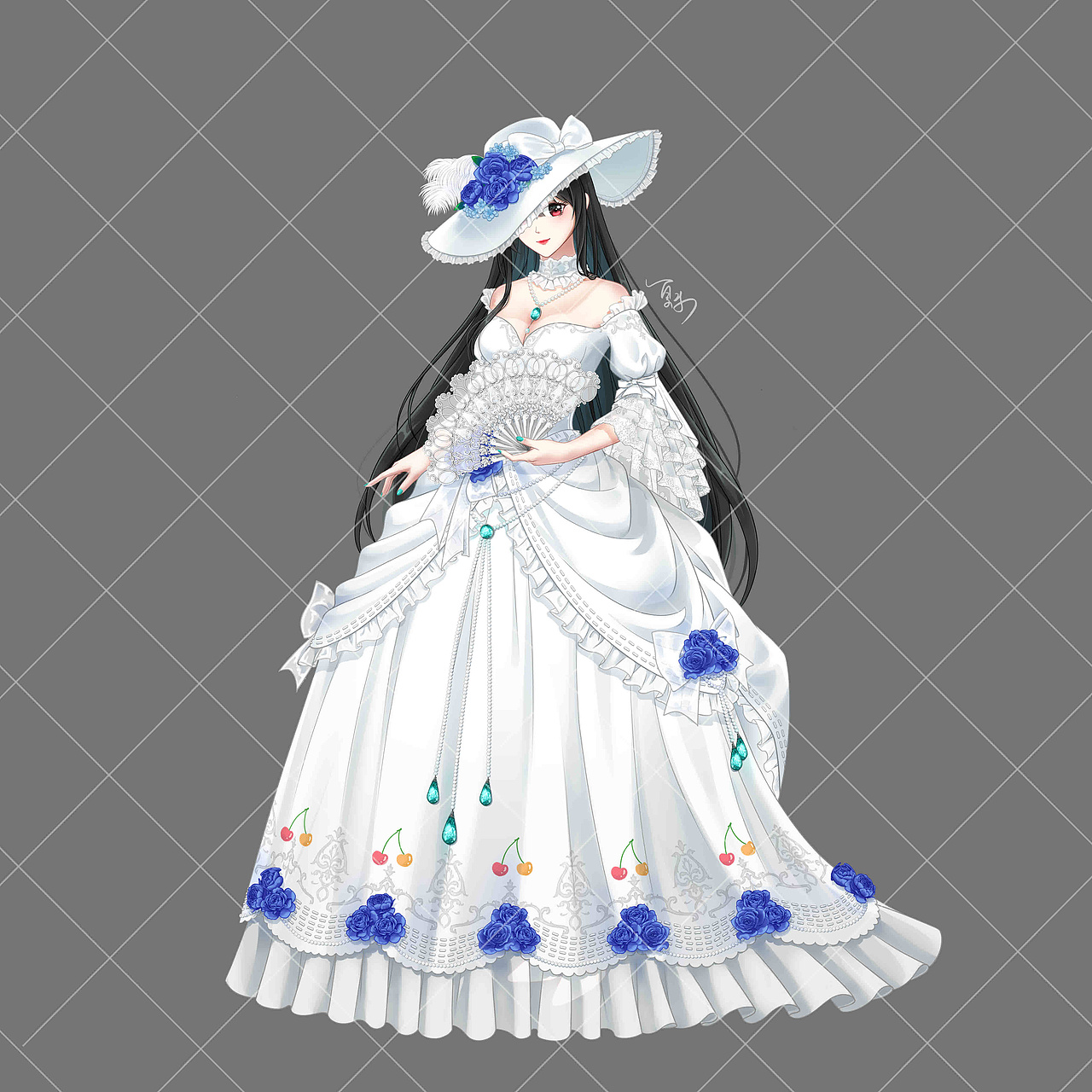 洛丽塔少女少妇（图ZMzUxNzQ4Mjgw） - 商业插画 - 站酷设计师夏末guoer原创素材 - 站酷ZCOOL