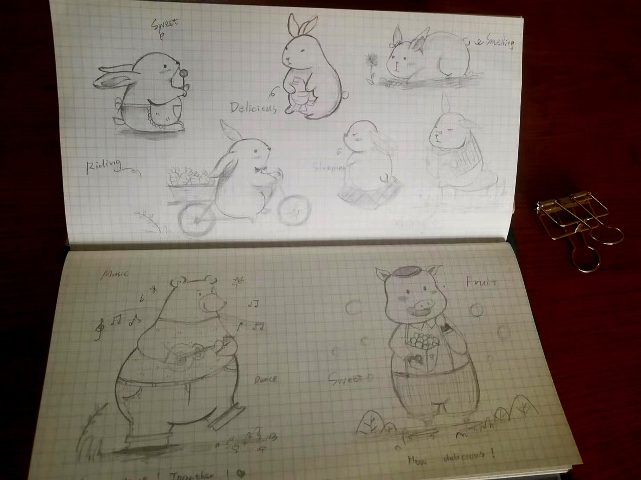 【插画练习】那些年我画过的画（图ZMzMwODczMTYw） - 儿童插画 - 站酷设计师吴卓慧原创素材 - 站酷ZCOOL