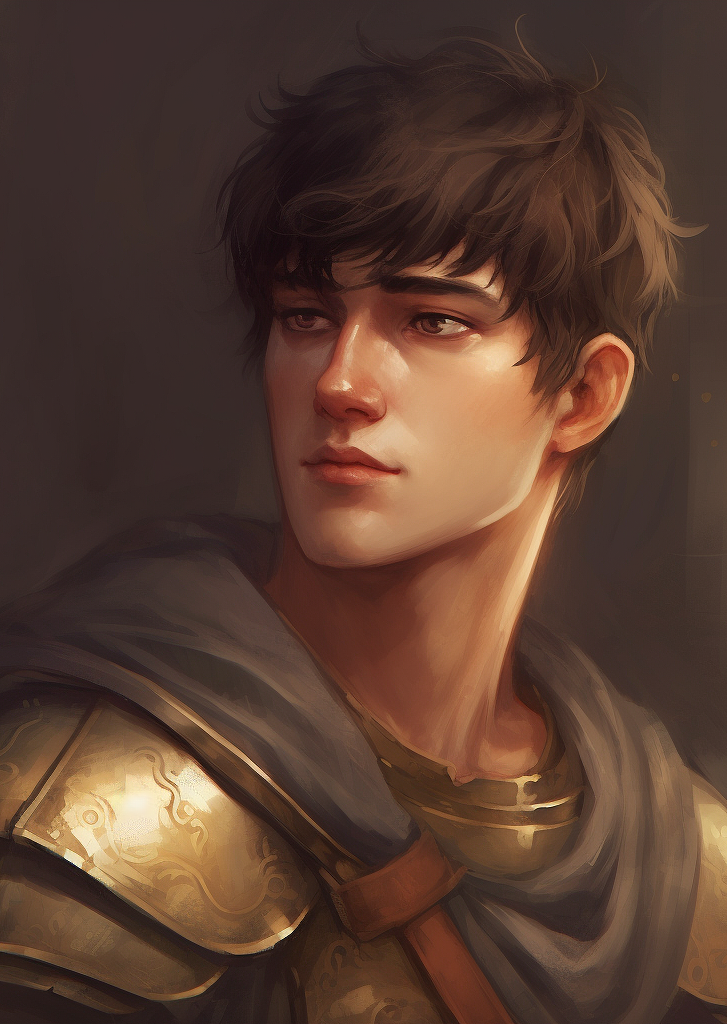 动漫帅哥 欧风 肌肉男 AI+板绘创作 请勿商用