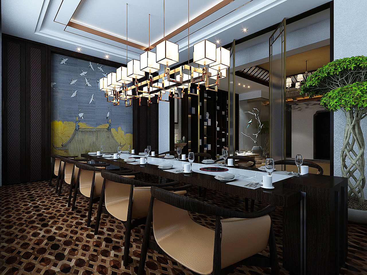 银川装修公司|银川养生会所装修设计效果图