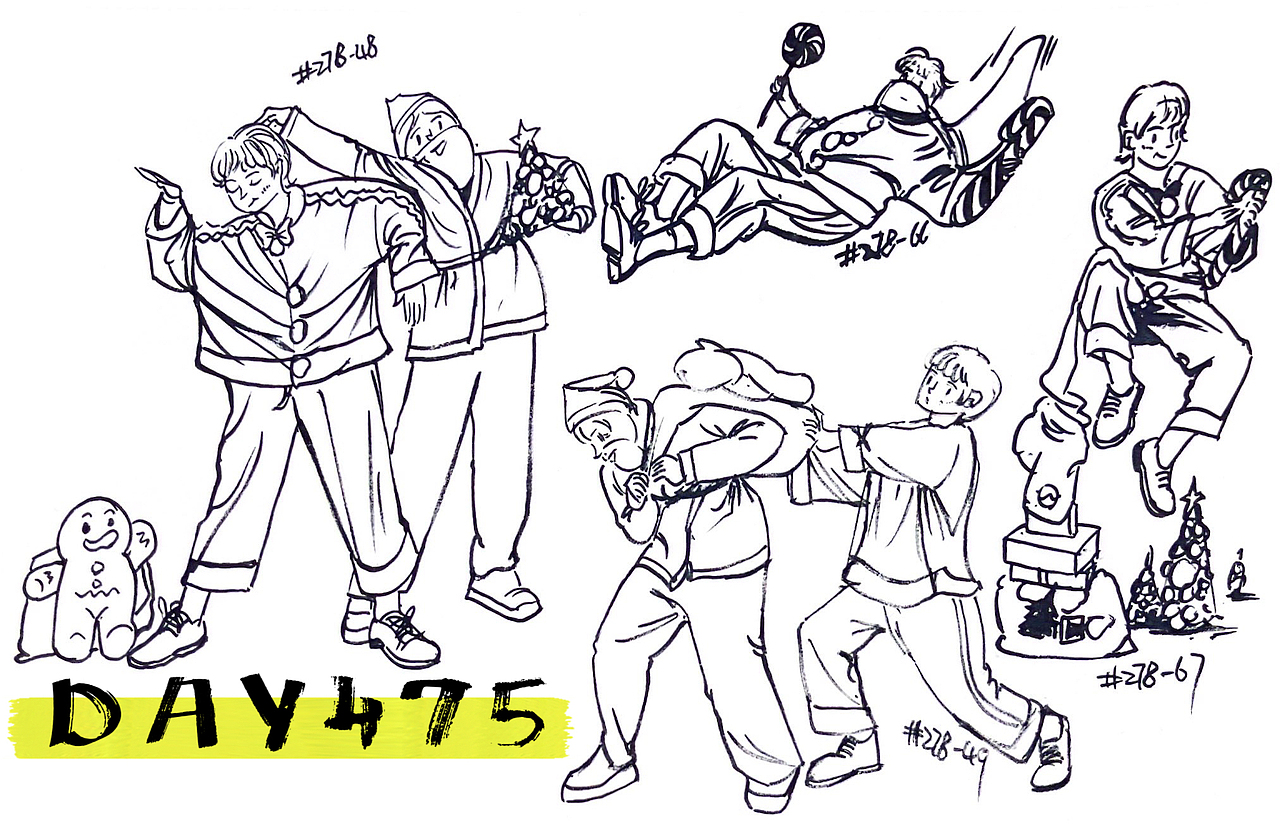 速写60天挑战第8次2023年11月到12月（图ZMzYwMDE3MTI0） - 创作习作 - 站酷设计师易意Evelyn原创素材 - 站酷ZCOOL